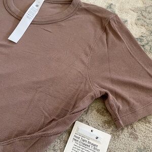 Hold Tight Straight-Hem Cropped T-Shirt NWT